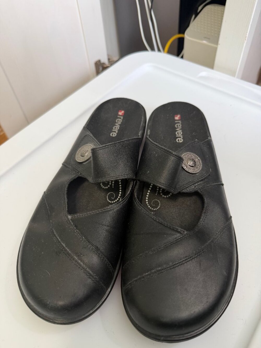 Revere Brussels Stretch Mule Shoes Size 11